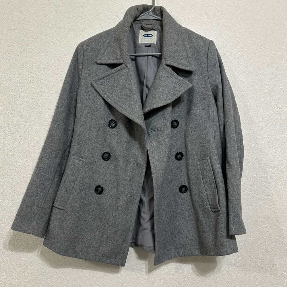 Gray Old Navy Pea Coat